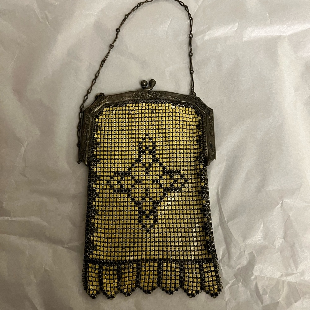 Whiting and Davis sterling silver mesh bag